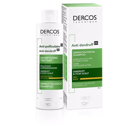 DERCOS anti-dandruff shampoo for dry hair Vichy Laboratoires Anti ...