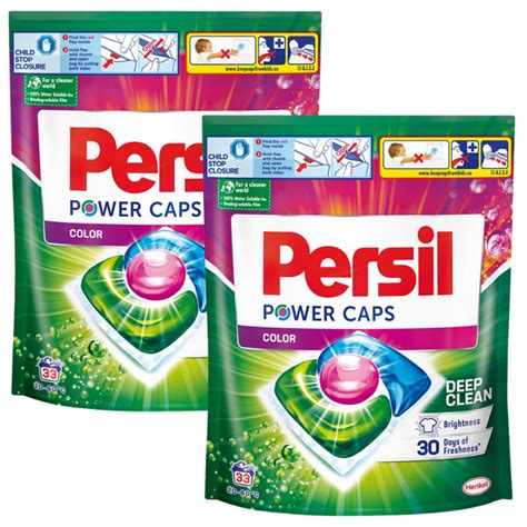 Persil Power Caps Color Kapsułki do Prania 2 x 33 Sztuki