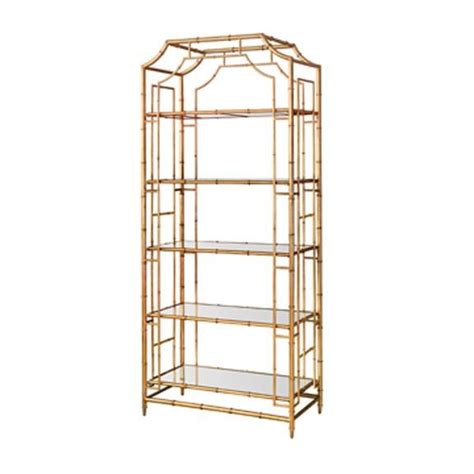 Sauder 421434 International Lux Bookcase Satin Gold Finish Walmart Com Artofit