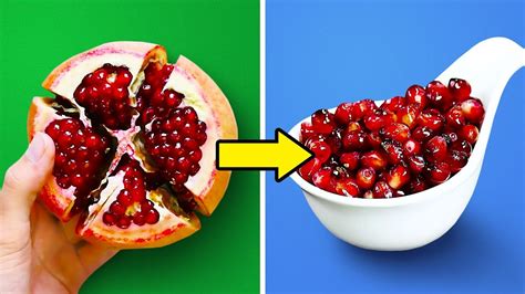 Life Hacks To Peel And Cut Fruits Youtube