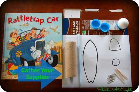 A Book And A Big Idea Rattletrap Car Craft Snacks A Printable