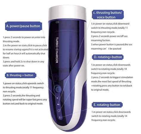 Leten Sm Automatic Rotation Telescopic D Vagina Male Masturbator