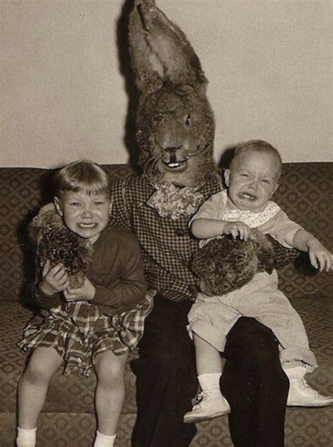 These Vintage Scary Easter Bunny Photos Are Straight Out Of A Horror ...