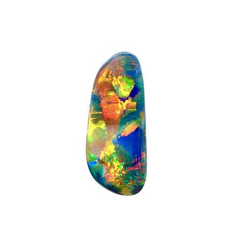 natural australian black opal gemstone  lightning ridge