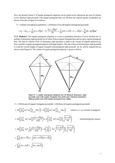 Regular Pentagonal Right Antiprism by HCR | PDF