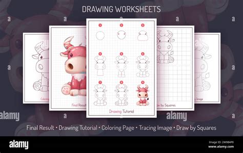 How To Draw A Bull Step By Step Drawing Tutorial Draw Guide Simple