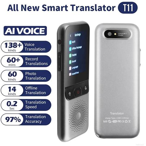 Languages T Portable Smart Voice Translator Real Time Multi