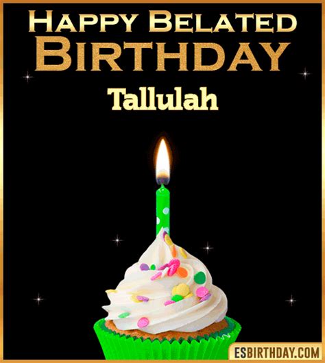 Happy Birthday Tallulah  🎂 Images Animated Wishes【28 S】