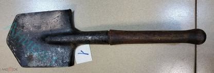 Лопатка сапёрная Война малая пехотная Пятиугольная Клеймо ГМЗ 1943 г ...