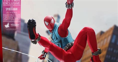 Aranha Escarlate Ganha Um Incr Vel Boneco Pela Hot Toys Universo Marvel