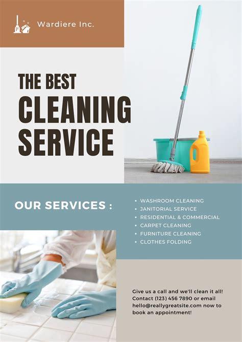 Commercial Cleaning Services Flyers