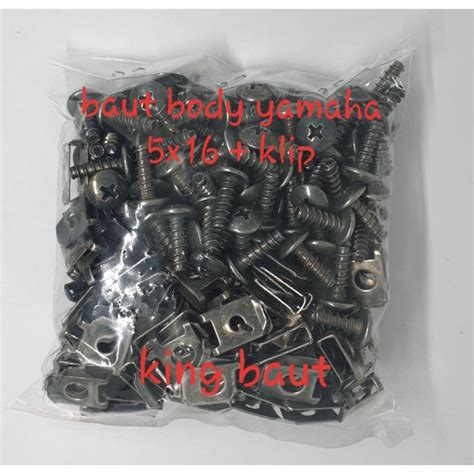 Jual Baut Body Yamaha 5x16 Klip Shopee Indonesia