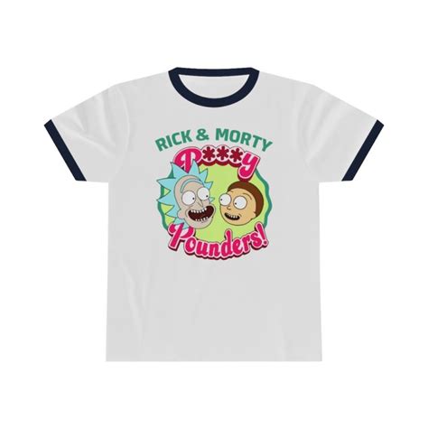 Rick And Morty Pussy Pounders Ringer T Shirt MarketShirt