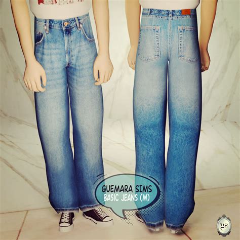 Guemara Sims Guemarasims Sims Male Jeans Base Game