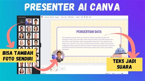 Membuat Presenter AI Dan Teks Jadi Suara Di CANVA YouTube