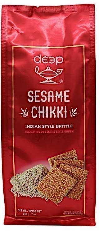 Deep Chikki Brittle Sesame Deep Brand Snacks