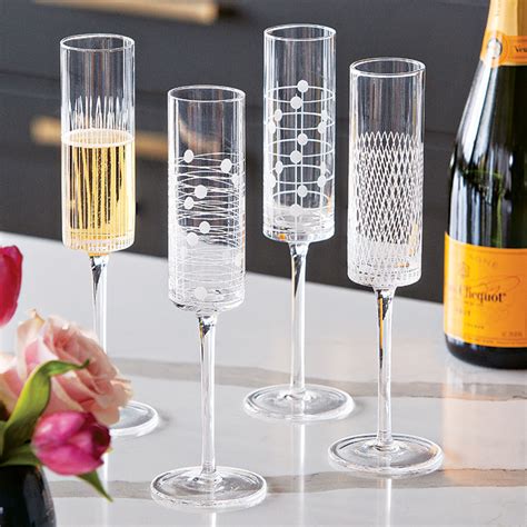 Art Deco Champagne Flutes Wedding Olive And Cocoa Llc