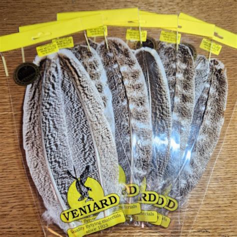 Veniard Oak Mottled Turkey Wing Quill Troutlore Fly Tying