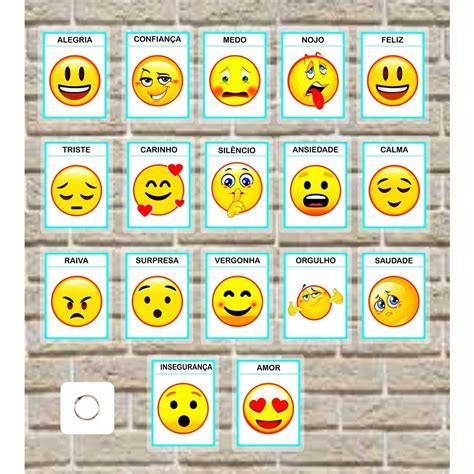 Cards De Emo Es Figuras De Emojis E Argola Articul Vel Shopee Brasil