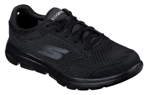 Skechers Gowalk Qualify Black Bbk Trainers Humphries Shoes