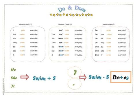 889 Does English ESL worksheets pdf & doc