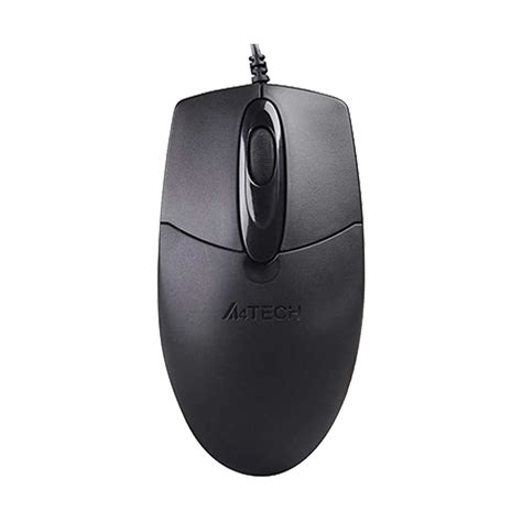 A Tech Op Optical Usb Mouse Black