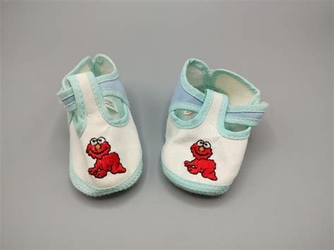 Vintage Sesame Street Elmo Baby Shoes Booties / 1990s… - Gem