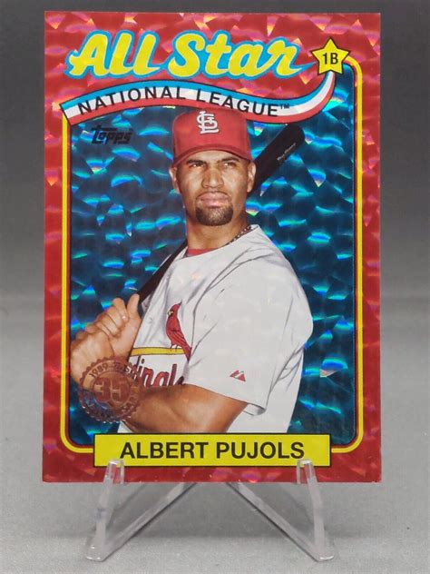 Albert Pujols Topps Series All Star Red Foil Parallel