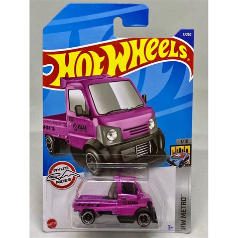 Hot Wheels Mighty K Metallic Purple Ryu Asada Pickup Suzuki Carry Daihatsu Hijet Kei Truck