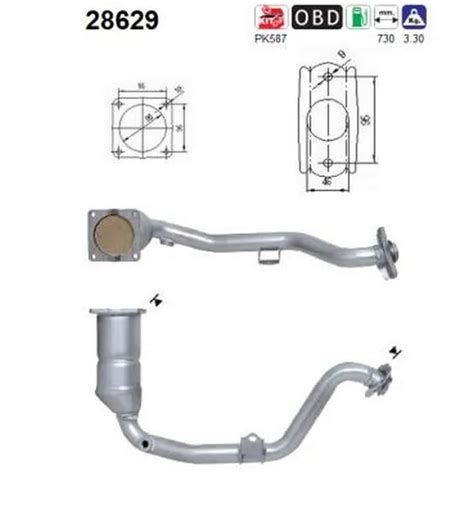 Kw Cv Catalizzatore Per Citro N C I Tre Vol V Eur