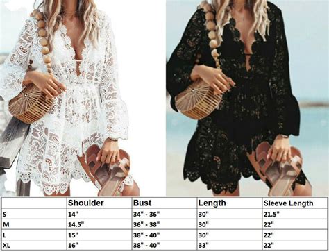 Lace Bathing Suit Cover Up Boho Beach Women Maxi Bikini Sundress Dress Summer Us Ebay