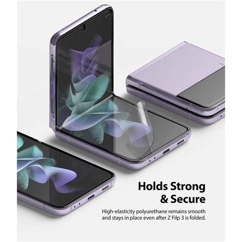 Комплект от 2 защитни фолиа за дисплей, съвместими със Samsung Galaxy Z ...