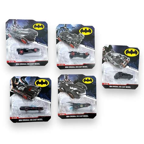 Carrinhos Coleção Batman Hot cars Cast Carro Miniatura Batmóvel Estilo Hot Wheels Shopee