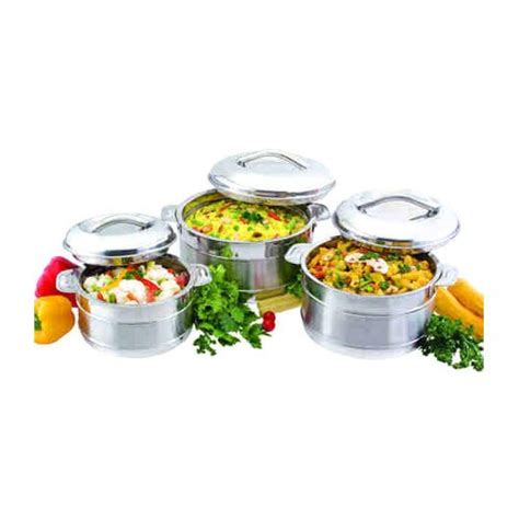 Pieces Esteelo Avino Gift Set Stainless Steel Insulated Hot Pot Casserole For Home At Best