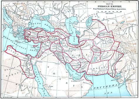 Persian Empire Borders