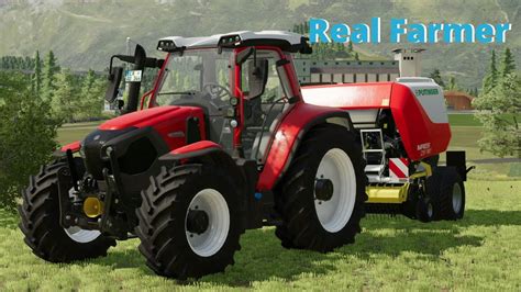 Wir Pressen Ballen LS 22 Real Farmer 007 YouTube