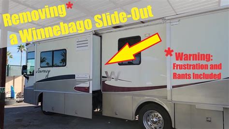 Repairing And Removing Winnebago Slide Outs Part 1 YouTube