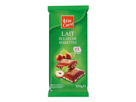 Chocolat au lait aux éclats de noisettes Lidl Luxembourg Archive