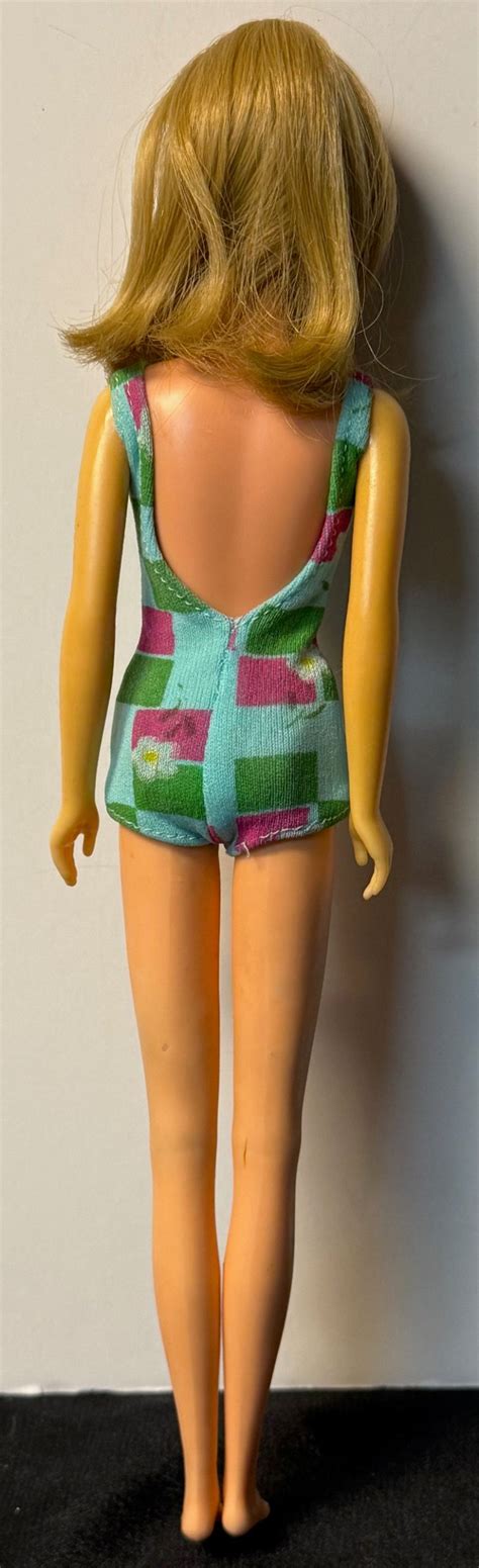 Vintage TNT Francie Blonde In Replaced Swimsuit Doll Peddlar