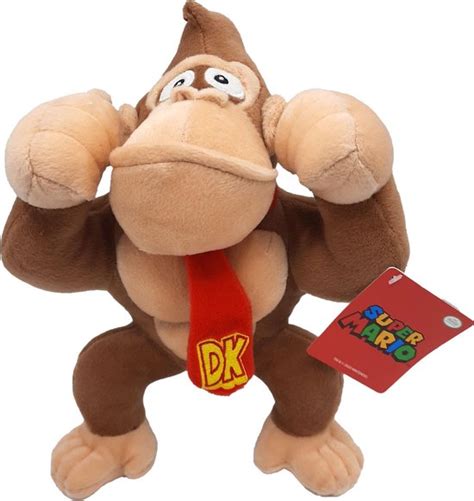 Donkey Kong XXL Pluche Knuffel Gorilla Super Mario Nintendo 90 Cm