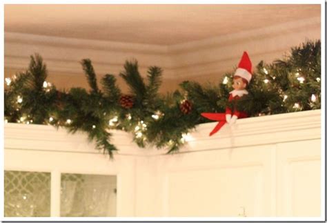 Christmas Garland Above Kitchen Cabinets Homystyle