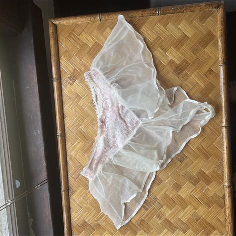 Angelic S Vintage Emile Bole Pin Up Lingerie Set Depop