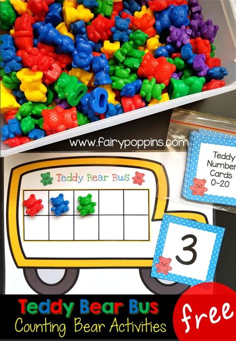 Counting Bear Activities Fairy Poppins