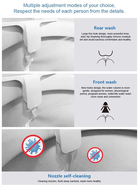 New Design Personal Bidet Attachment Hot Selling Handy Care Bidet Toilet Bathroom Abs Plastics