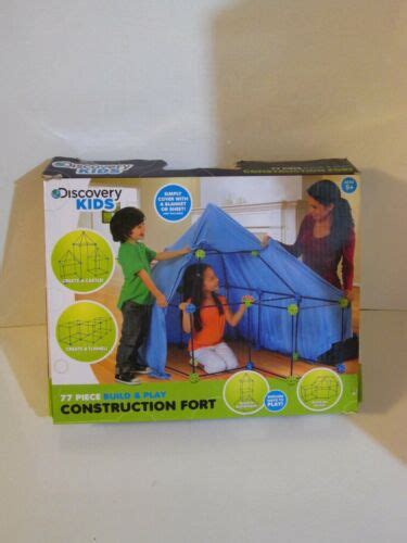 Discovery Kids 77 Piece Build And Play Construction Fort 100 Complete