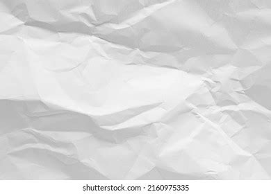 White Crumpled Paper Texture Background Clean Stock Photo 2160975335