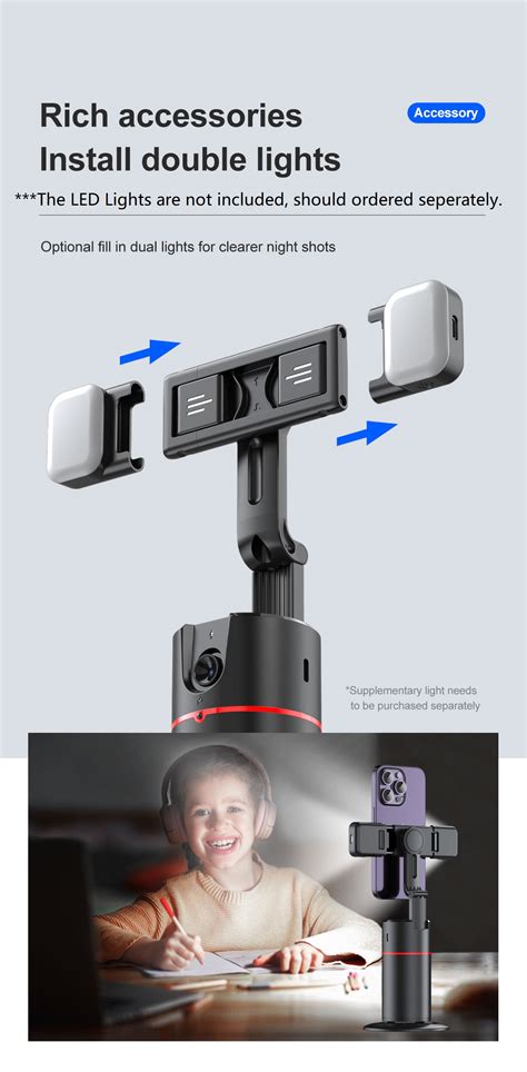 P02 AI Intelligent Tracker - 360 Degree Face Tracking Gimbal