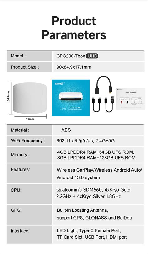 Carlinkit Tbox Uhd Android Carplay Ai Box With Hd Output Carlinkit