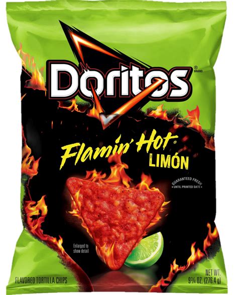 Doritos Flamin Hot Lim N Flavored Tortilla Chips Doritos