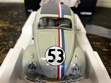 Hot Wheels Herbie Love Bug Volkswagen Beetle Bcj Damaged See Ad